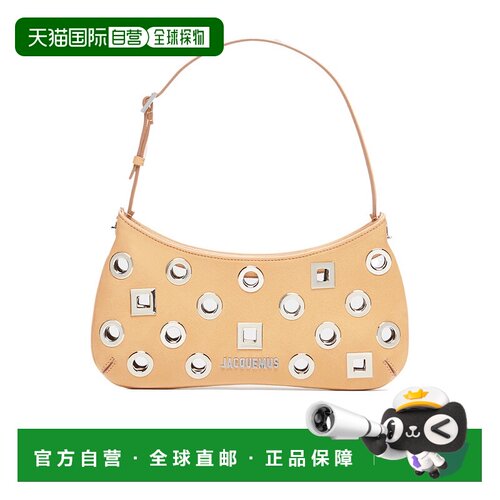 香港直邮Jacquemus 孔眼细节单肩包 233BA342-3121斜挎包手提包