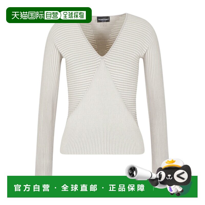1h可退 香港直邮Emporio Armani V领套头衫 EW002744AF20460长袖