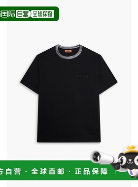 1h可退 香港直邮MISSONI 米索尼 男士 徽标短袖T恤 UC22SL01BJ000