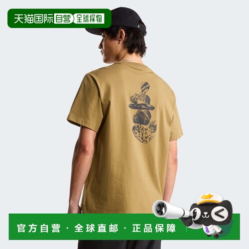 自营欧洲直邮The North Face北面 Stones男士棉质图案宽松版型T恤