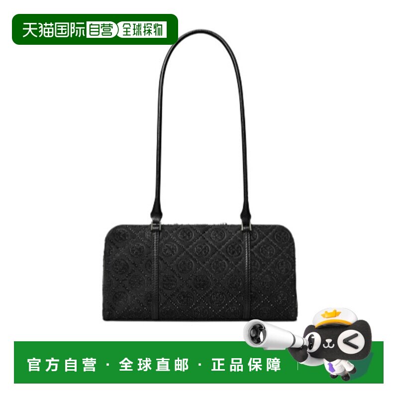香港直邮Tory Burch T Monogram Marshmallow 小号装饰单肩包 163 - 实物图