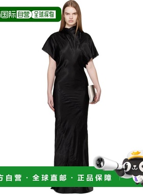 香港直邮rick owens 瑞克 欧文斯 女士 黑色 Temple Seb 连衣裙 R