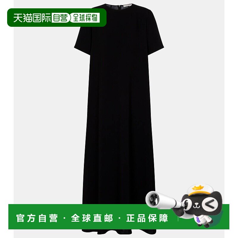 1h可退 香港直邮The Row 女士 Robi 卡迪长款连衣裙 black黑色 舒