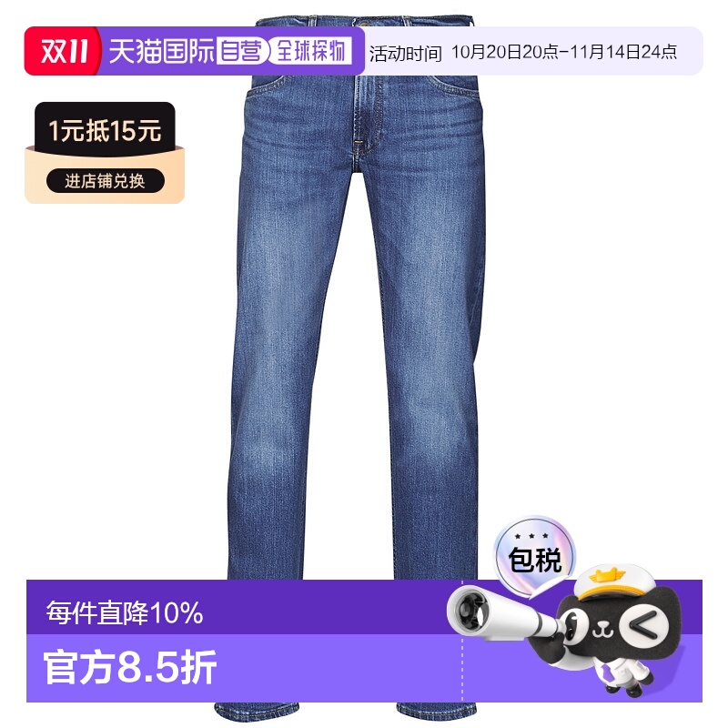 欧洲直邮Lee  Daren Zip Fly 男士服装直筒牛仔裤 112140688-DARK