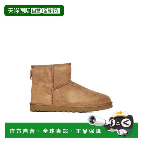 1h可退 香港直邮UGG 男士靴子 1002072CHE CO 棕色 圆头雪地靴