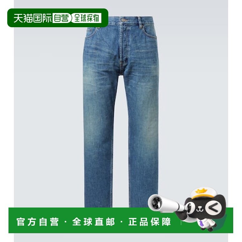 香港直邮Saint Laurent 圣罗兰 男士 Mick 中腰直筒牛仔裤直筒裤,男装,牛仔裤,淘宝优惠券,粉丝福利购,淘宝优惠卷