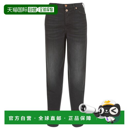 欧洲直邮Diesel 女衣服 直筒牛仔裤 黑色 冬天 ALYS直筒裤