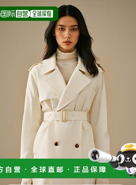 欧洲直邮BURBERRY女士日常休闲时尚百搭简约舒适大衣8086313B9352