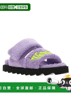 香港直邮Versace 徽标平底凉鞋 10079461A06111范思哲