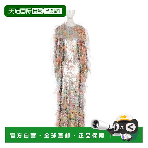 1h可退 香港直邮VALENTINO 女士连衣裙 XB3VDD202UPM12 AW2021 花