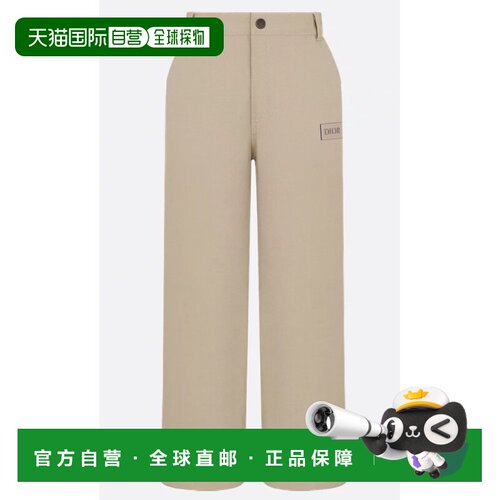 香港直邮DIOR 迪奥 女童 婴儿浅褐色裤子童装 6SBM21PANL