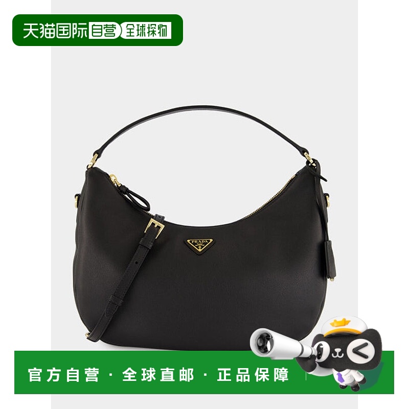 香港直邮Prada 普拉达 女士 黑色小牛皮包包 1BC273VOOO2CYS