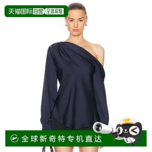 香港直邮Simkhai Alice 1h可退 女士 blue蓝色 单肩上衣 SI2081Q