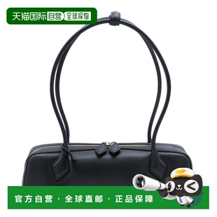 黑色中号衬垫羔羊皮肩包 1h可退 TECKEL 女士 AA1S 香港直邮alaia