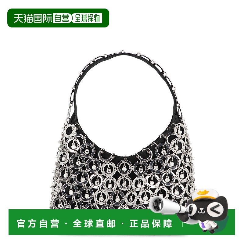 香港直邮Rabanne 女士 Sphere 綴飾單肩包 24SSS0369MET624