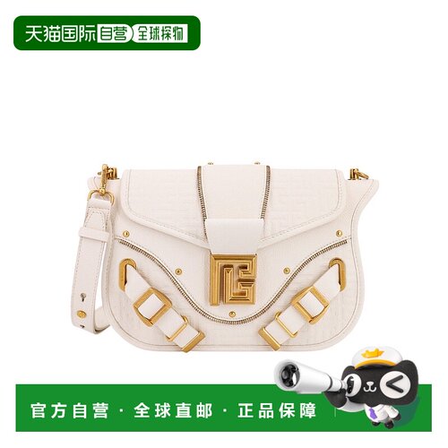 香港直邮Balmain 搭扣单肩包 BN1BK794LPSE斜挎包手提包