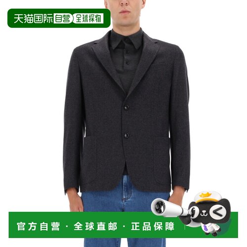1h可退 香港直邮zegna 杰尼亚 男士 衬衫式夹克 UGC20A2SDFK98