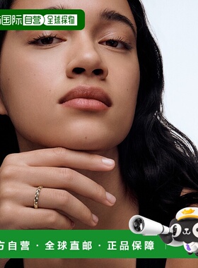 自营1h可退 欧洲直邮LV路易威登 Damier金色黄金棋盘格戒指男女通