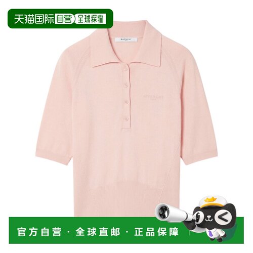 香港直邮GIVENCHY 女士POLO衫 BW61L64ZU3663 SS2026 粉红色短袖