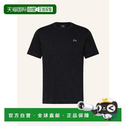 香港直邮LA MARTINA 男士T恤 100305382513000 CO 黑色 T-shirt