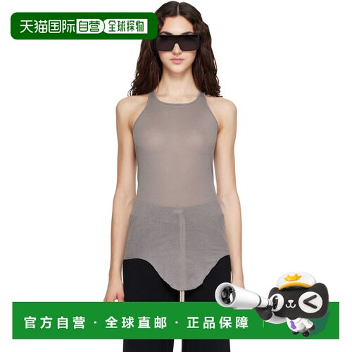 1h可退 香港直邮rick owens 瑞克 欧文斯 女士 灰色 Tower Basic