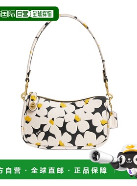 香港直邮Coach蔻驰 女包 SWINGER 20花卉印花单肩包 CR509新款