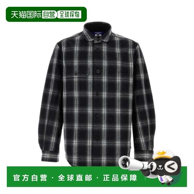 1h可退 香港直邮Junya Watanabe 渡边淳弥 男士 刺绣法兰绒衬衫 W