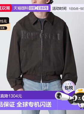 1h可退 香港直邮Represent 男士 Roscoe 帆布短夹克(whisky-color
