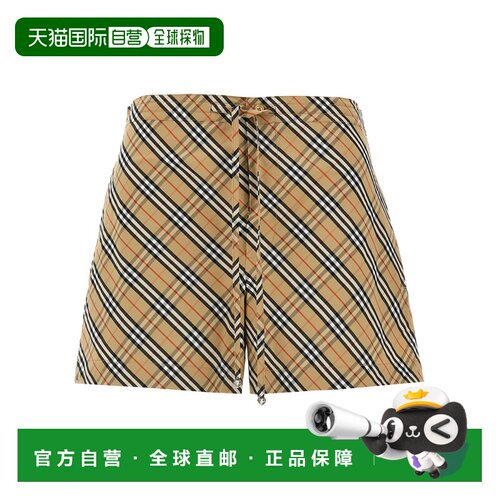 1h可退 香港直邮BURBERRY 女士短裤 8106943SANDIPCHECK SS2025