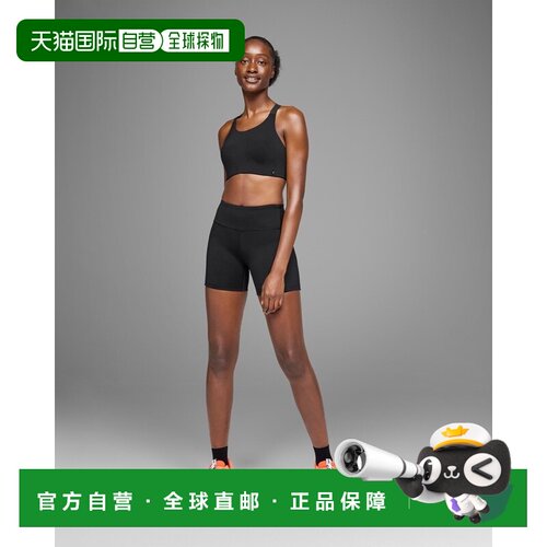 自营欧洲直邮On昂跑 Performance系列女士黑色再生聚酯纤维高腰运