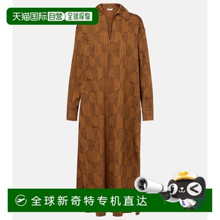 香港直邮MaxMara 女士 1h可退 麦斯玛拉 连衣裙 Edwige 棉质长款