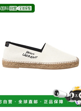 1h可退 香港直邮Saint Laurent 圣罗兰 男士 徽标刺绣渔夫鞋 6059