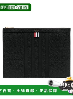 香港直邮Thom Browne logo标识手拿包 MAC167A00198