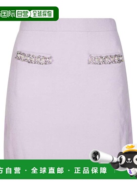 1h可退 香港直邮Self-Portrait 女士 Self-portrait 淡紫色半身裙