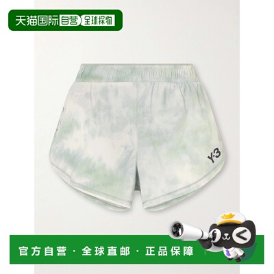 香港直邮Adidas 女士 + Y-3 印花磨破轻身短裤 KQ9837MULTICOLOUR