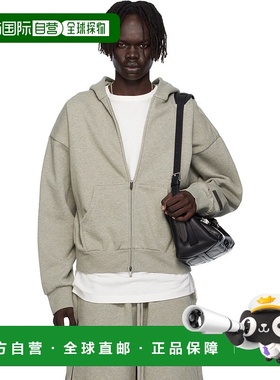 1h可退 香港直邮Essentials 男士 灰色 Classic Fit Fleece Zip-U