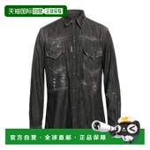 black黑色 1h可退 舒 男士 牛仔布衬衫 香港直邮Dsquared2 二次方
