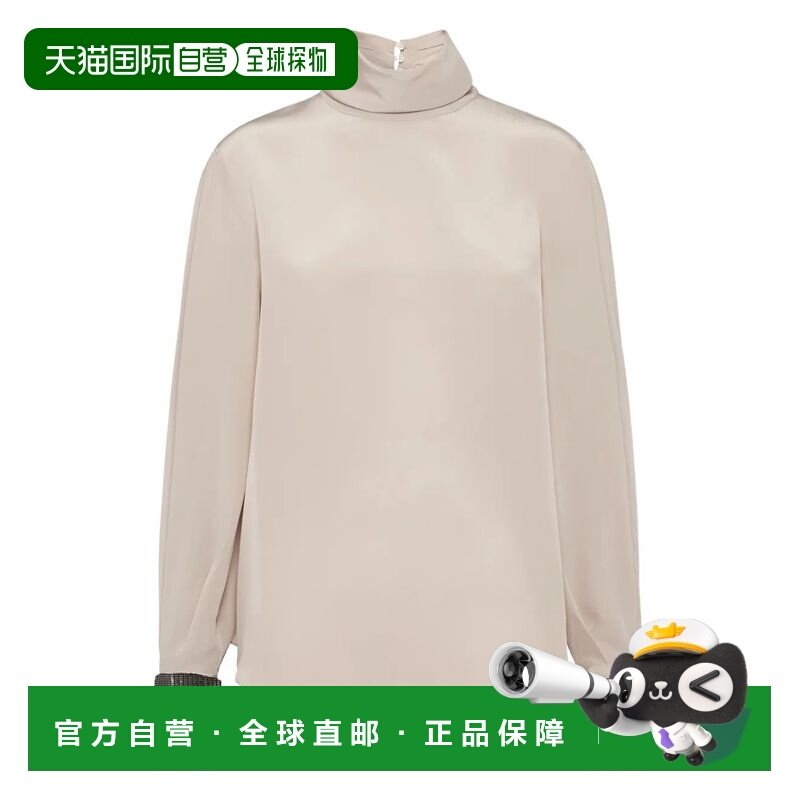香港直邮Brunello Cucinelli 布内罗 古奇拉利 女士 圆翻领衫 MB9,女装/女士精品,衬衫,淘宝优惠券,粉丝福利购,淘宝优惠卷