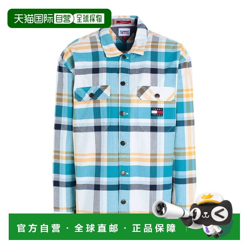 1h可退 香港直邮Tommy Hilfiger 汤米 希尔费格 男士 格纹衬衫,男装,衬衫,淘宝优惠券,粉丝福利购,淘宝优惠卷