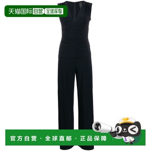 1h可退 香港直邮NORMA KAMALI 诺玛 卡玛丽 女士 褶饰阔腿连体裤