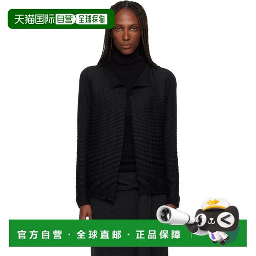 1h可退 香港直邮Issey Miyake 三宅一生 女士 黑色 Wooly Pleats