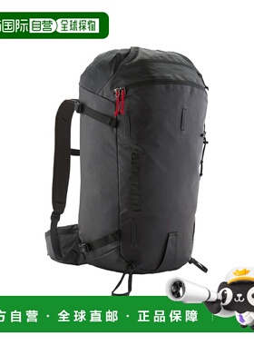 自营欧洲直邮Patagonia Descensionist黑色尼龙滑雪背包男女通用
