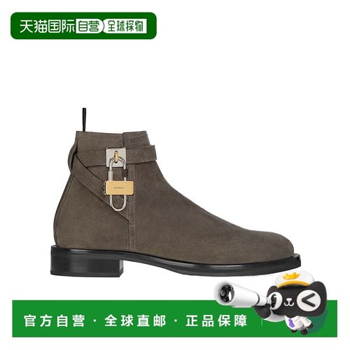 香港直邮Givenchy Lock挂锁细节短筒靴子 BH6031H1QV男靴纪梵希
