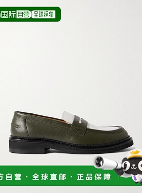 香港直邮Mr P. 男士 Jacques Two-Tone 皮质乐福鞋 MPF241091LODE