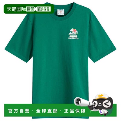 1h可退 香港直邮Casablanca 男士 Montagne Ondulee Screen 印花T