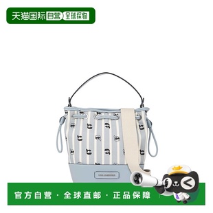 拉格斐 卡尔 女士 Ikon A2W30187 香港直邮Karl 水桶包 Lagerfeld