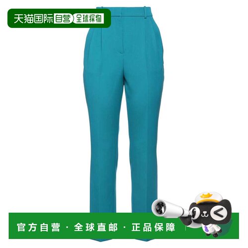 香港直邮Lanvin 朗雯 女士 休闲长裤 green绿色 【付后1h可退】