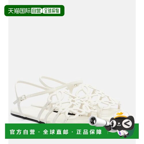 香港直邮LOEWE 罗意威 女士 Paula's Ibiza Anagram 花瓣皮质凉鞋