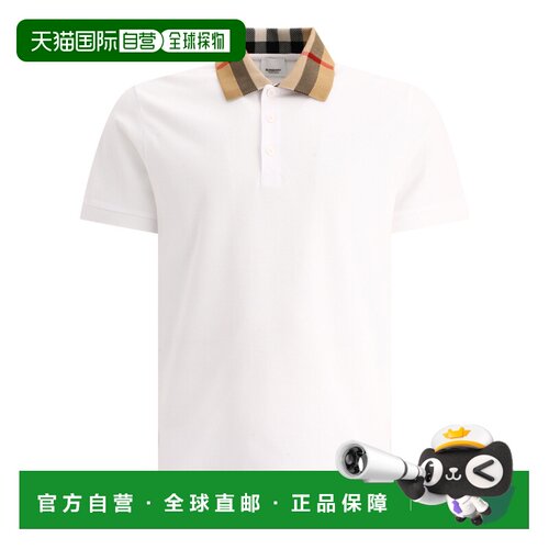 1h可退 欧洲直邮BURBERRY 男士POLO衫 8071621 SS2026 白色 BURBE