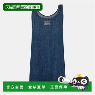 缪缪 Miu 女士 牛仔连衣裙 舒适时 1h可退 blue蓝色 香港直邮Miu